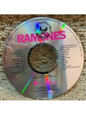 Ramones All The Stuff (And More) Volume Two CD Silver Pink